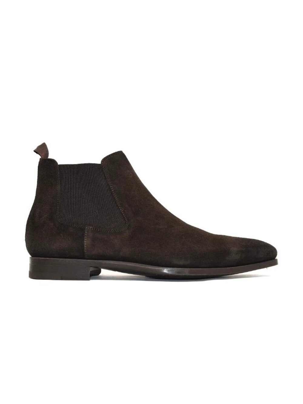 Share New! Magnanni Shaw Chelsea Boots 20109 Brown Chocolate Suede US 11 M DD466